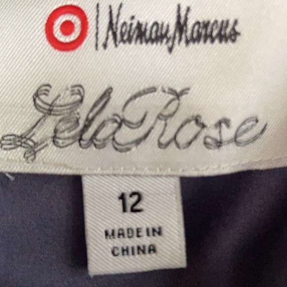 Lela Rose for target watercolor purple midi dress - Picture 10 of 12